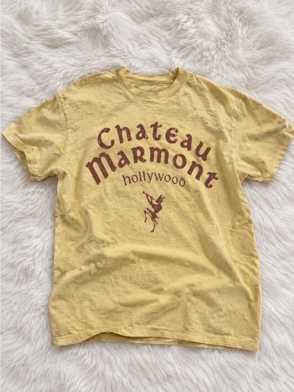 Chateau Marmont Gildan Yellow Graphic Tee